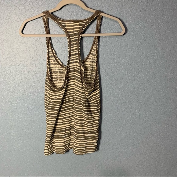Rag & Bone Knit Striped Racerback Tank Top - Picture 5 of 6